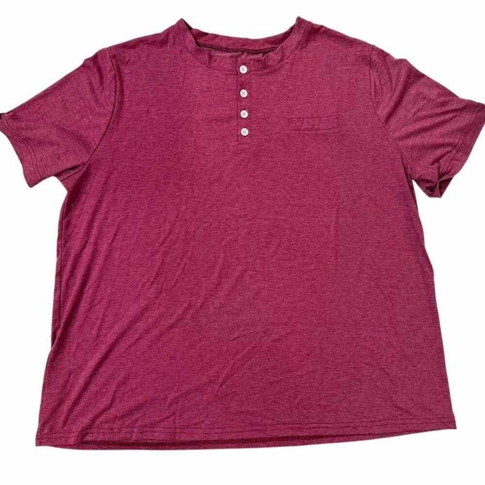 Burgundy Henley shirt